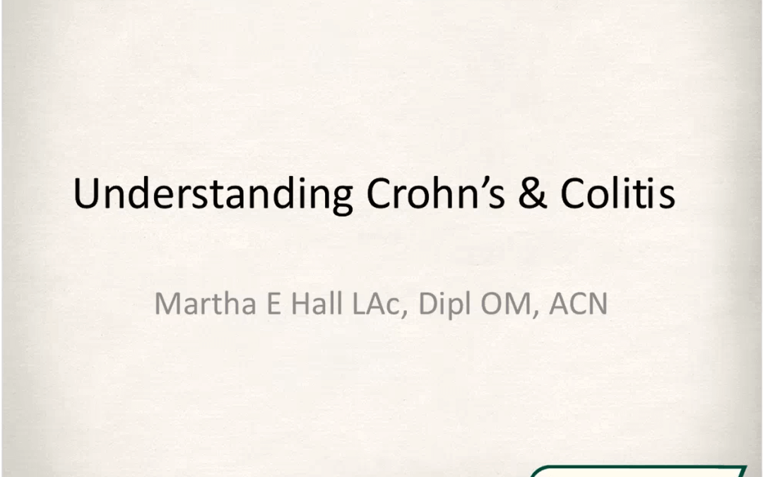Acupuncture Strategies for Colitis and Crohn’s Disease Management Webinar