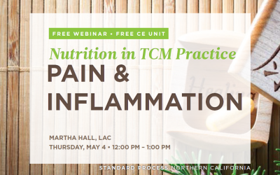 Nutrition in TCM Practice: Pain & Inflammation FREE Webinar