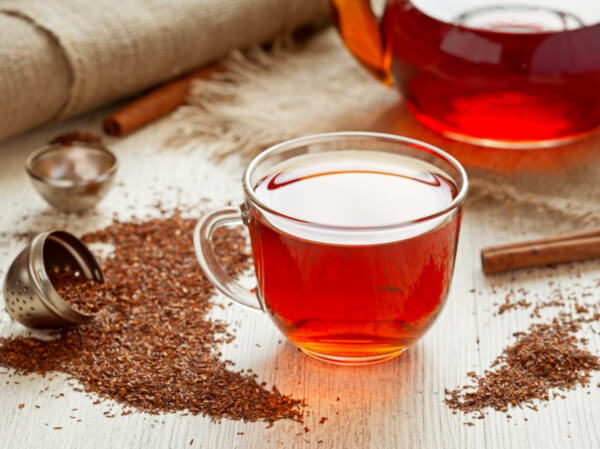 cup of rooibos herbal tea