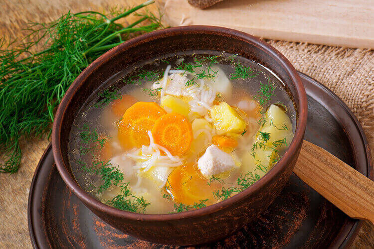 vegetable rich soup